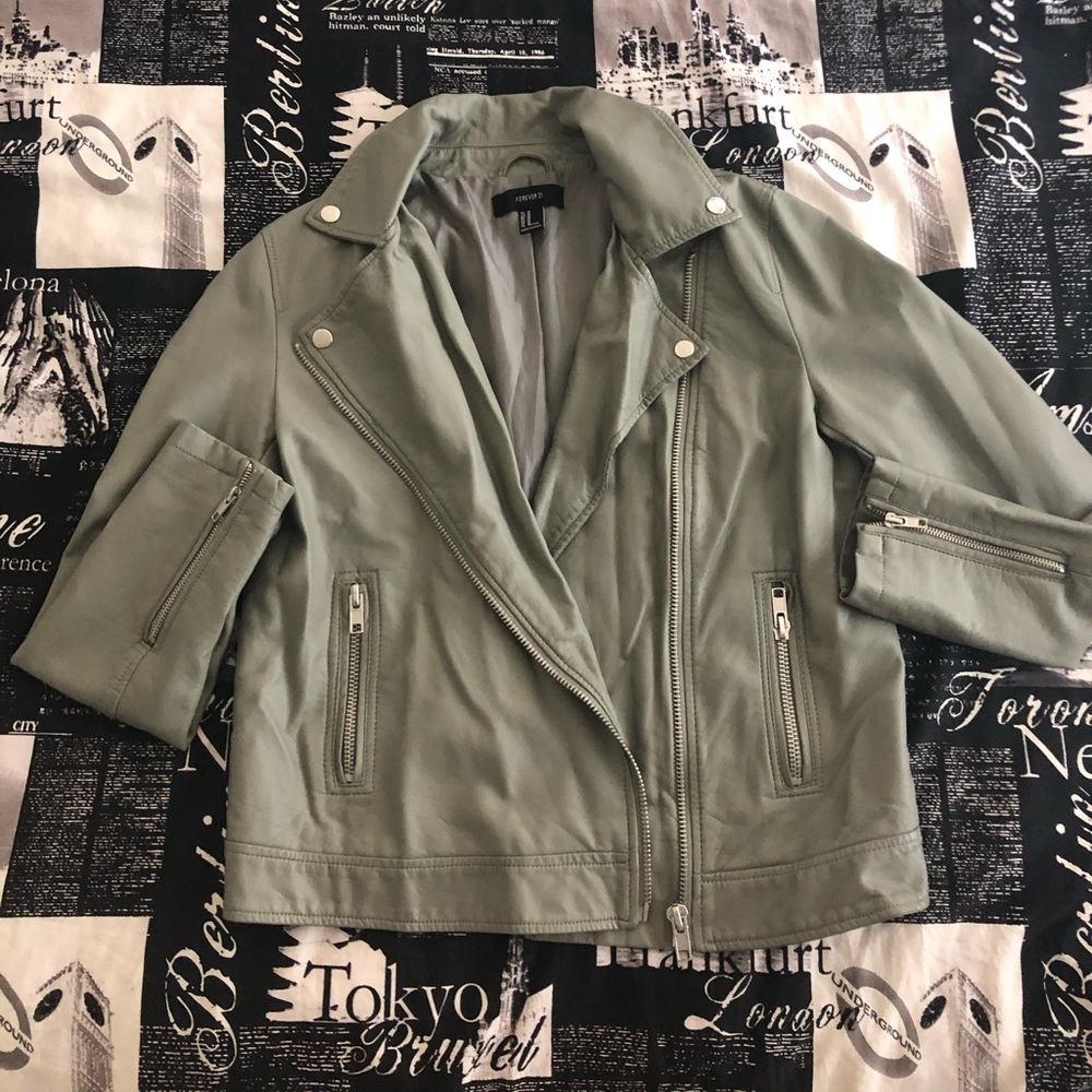 Leather jacket